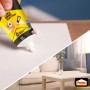 Pattex Montagekleber Tube, weiß, für Innen- und Außenanwendungen.