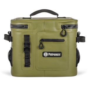 Petromax Kühltasche Oliv, 8 Liter. Kompakte Kühlbox für Camping, Outdoor und Freizeit.