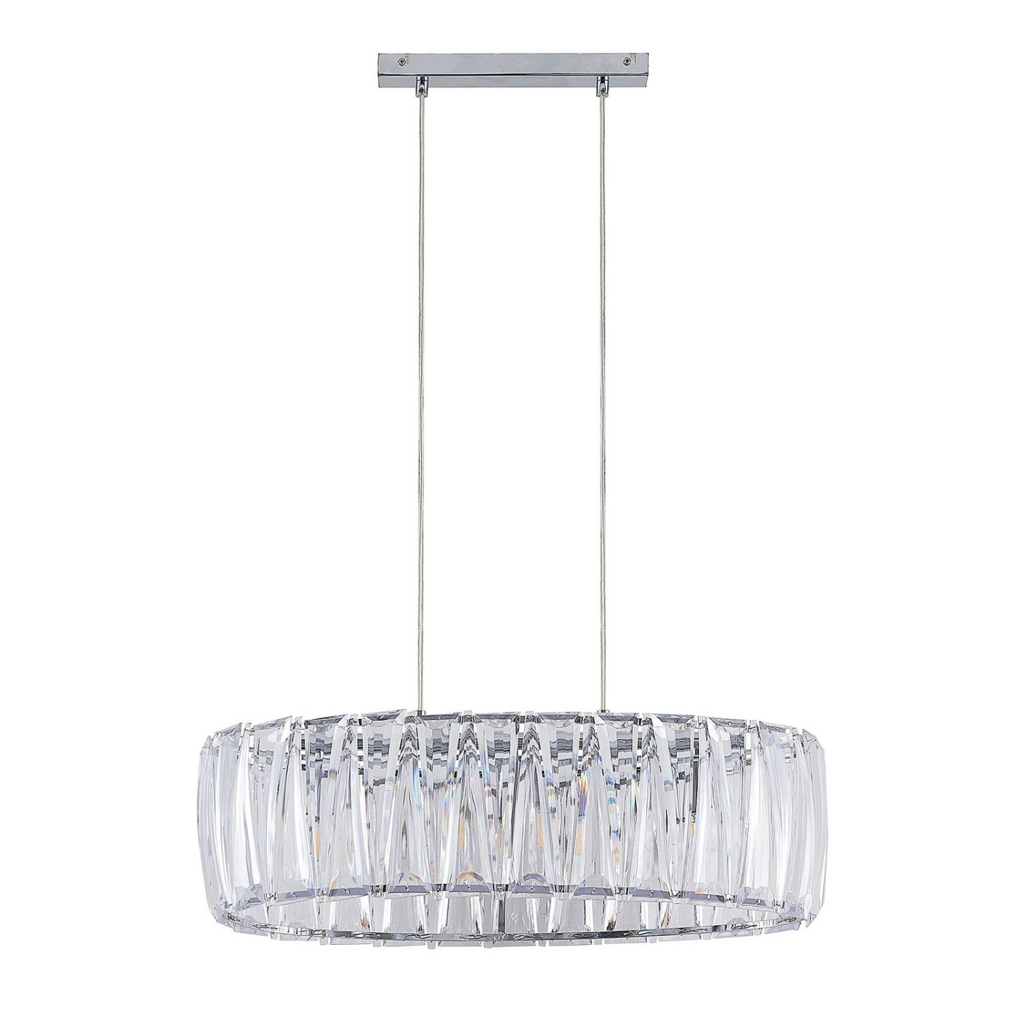 Lindby Pendelleuchte Sofia 9627686 Modern in Transparent 3-flammig E14 Wohn günstig online kaufen