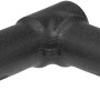 Schwarzes L-Stück (6 mm) für Geka Drip Set Bewässerungssystem, Micro-Drip-Systeme.