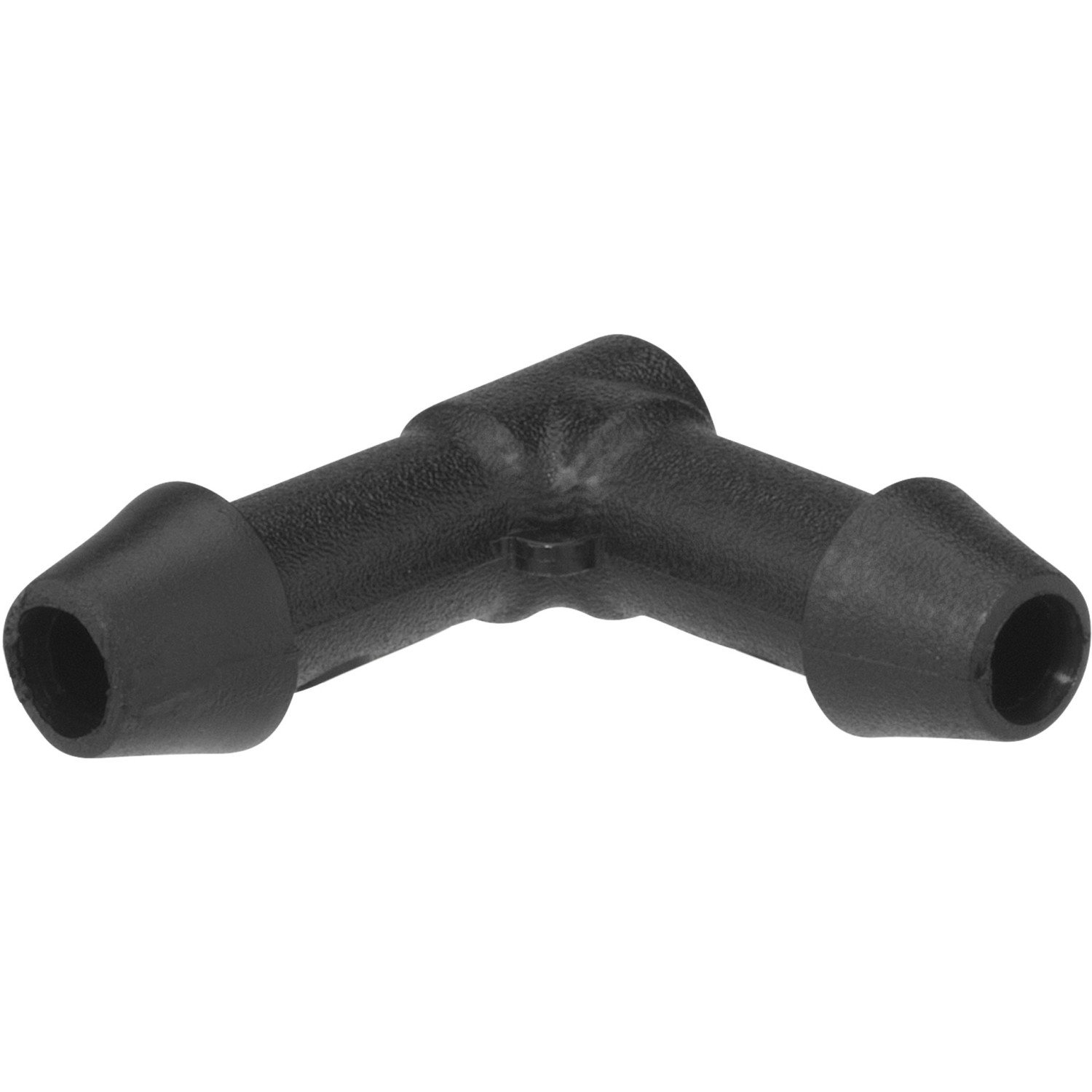 Schwarzes L-Stück (6 mm) für Geka Drip Set Bewässerungssystem, Micro-Drip-Systeme.