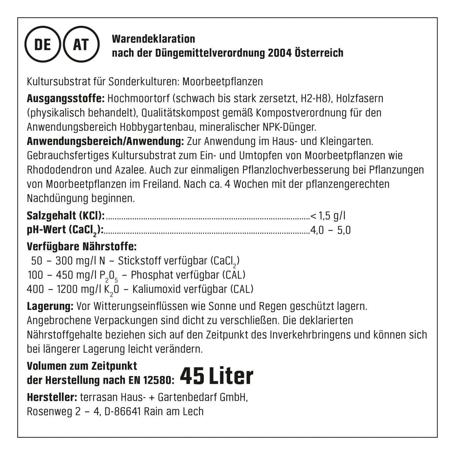 Informationen zur GROW by OBI Hortensien- und Rhododendronerde, 45l