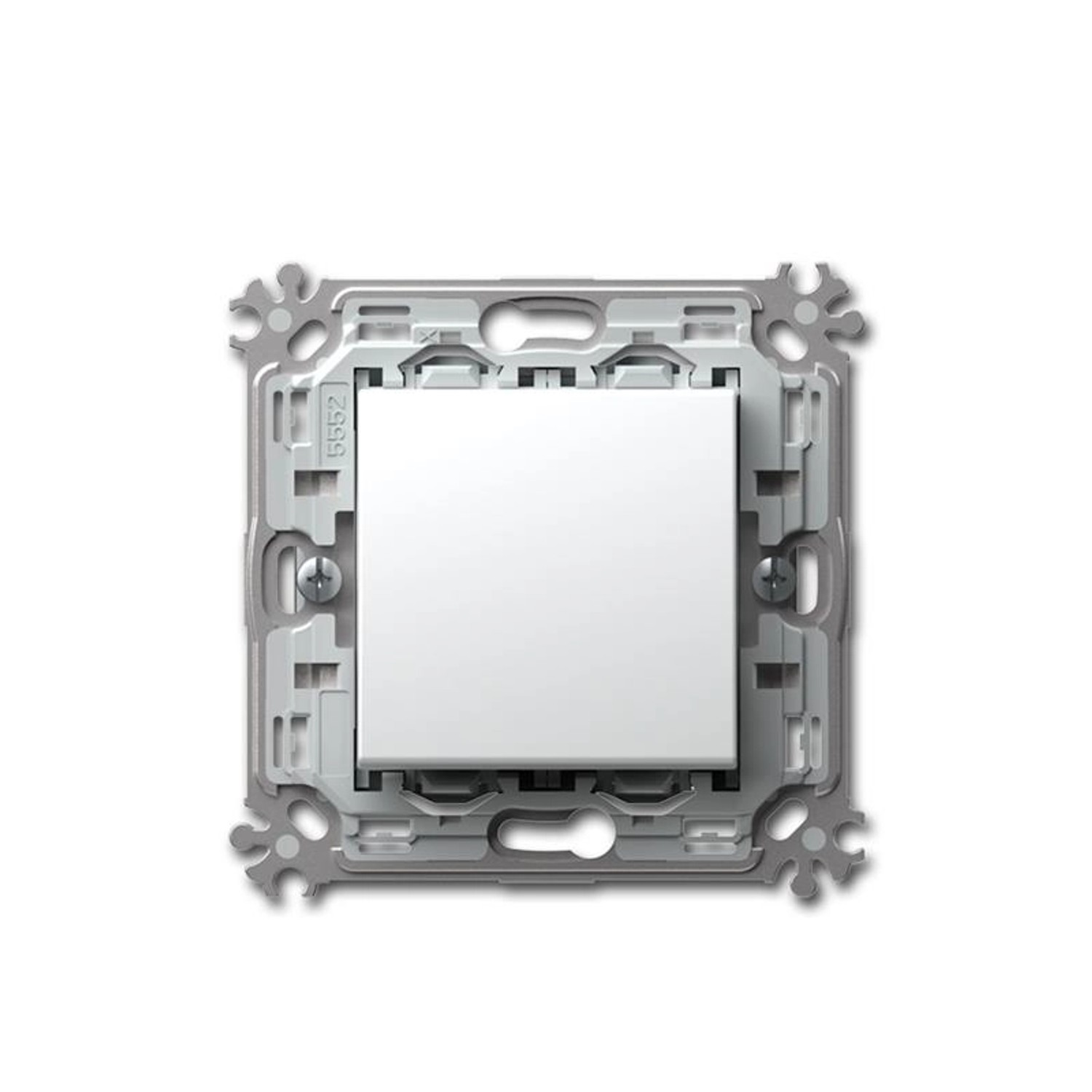 TEM MODUL PLUS Wechsel Schalter Weiß 250V16A UP