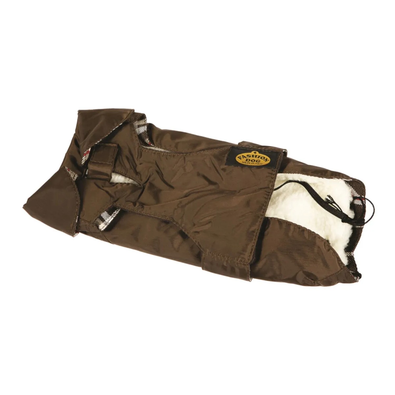 Fashion Dog Hundemantel Speziell für Dackel Schwarz 43 cm