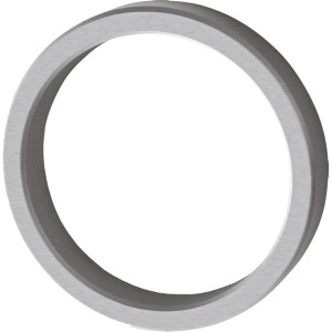 Novadoors Griffmuschel 49110 Alu EV1 für Glastüren, Aluminiumring