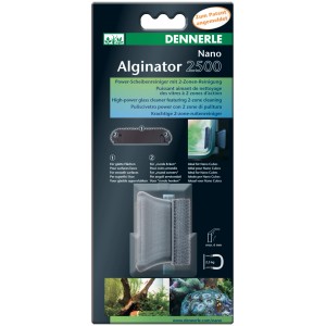Dennerle Nano Alginator 2500 Scheibenreiniger für Aquarien bis 6 mm Glasstärke.