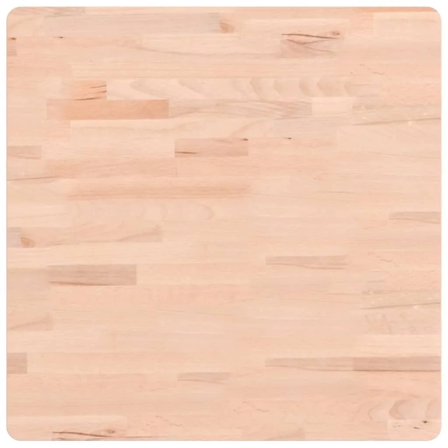 vidaXL Tischplatte 60x60x2,5 cm Quadratisch Massivholz Buche 355956