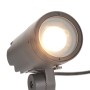 Moderner LED-Außenstrahler Daja von Lucande aus Aluminium in Alu-Optik, 1-flammig.