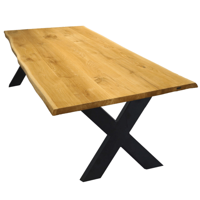Tischplatte Baumkante 200x100