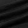 Detailaufnahme: Schwarze Wohndecke aus Fleece (6er-Set, 240x220 cm).