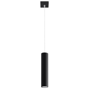 Schwarze Sollux Lighting Hängeleuchte Lagos 1 im modernen Design.