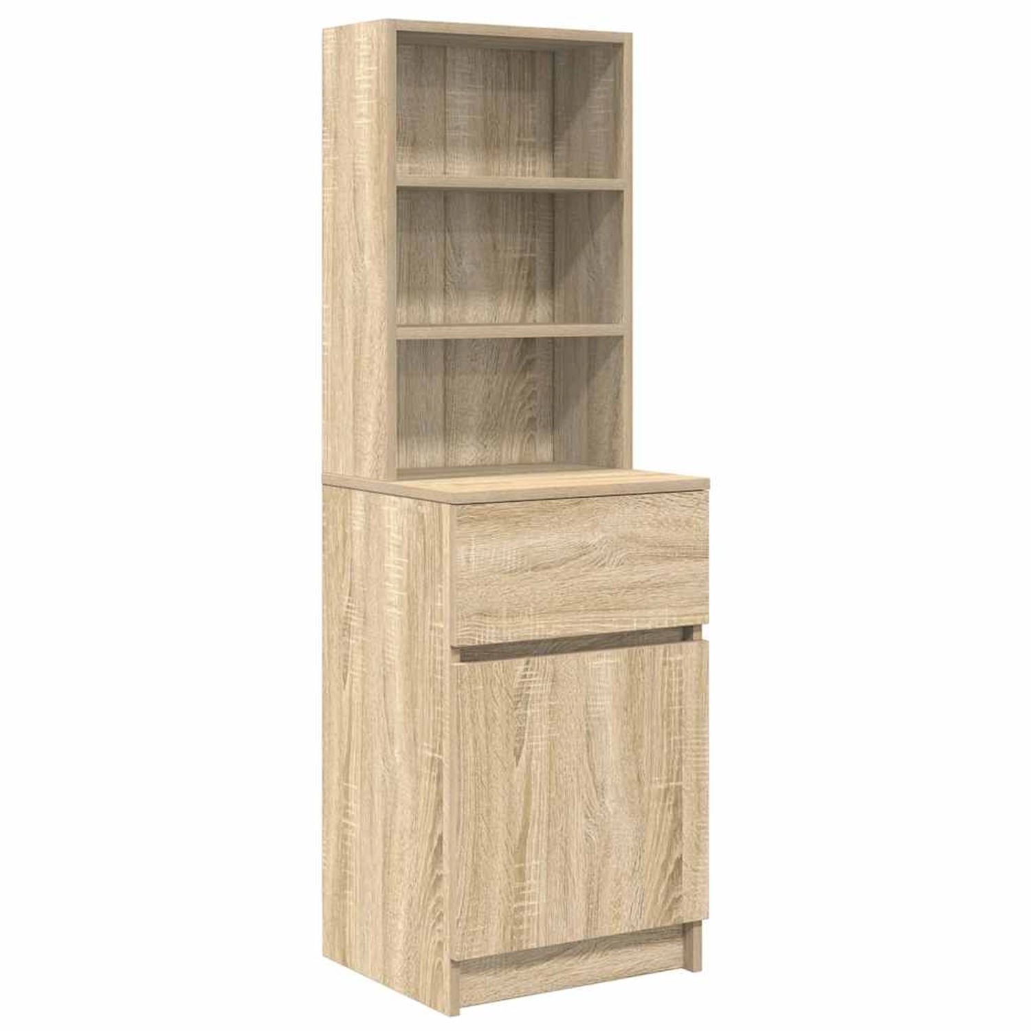 vidaXL Nachttisch Sonoma-Eiche 39x35x125 cm Holzwerkstoff 861312 günstig online kaufen