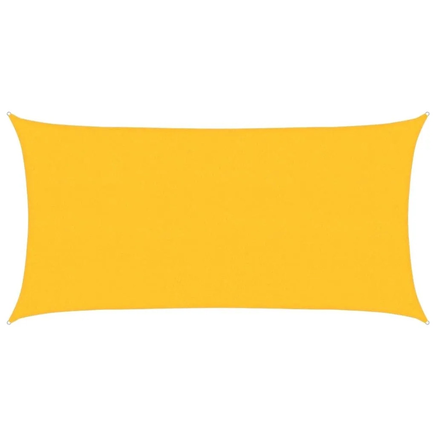 vidaXL Sonnensegel 160 g/m² Gelb 2,5x4,5 m HDPE 311565