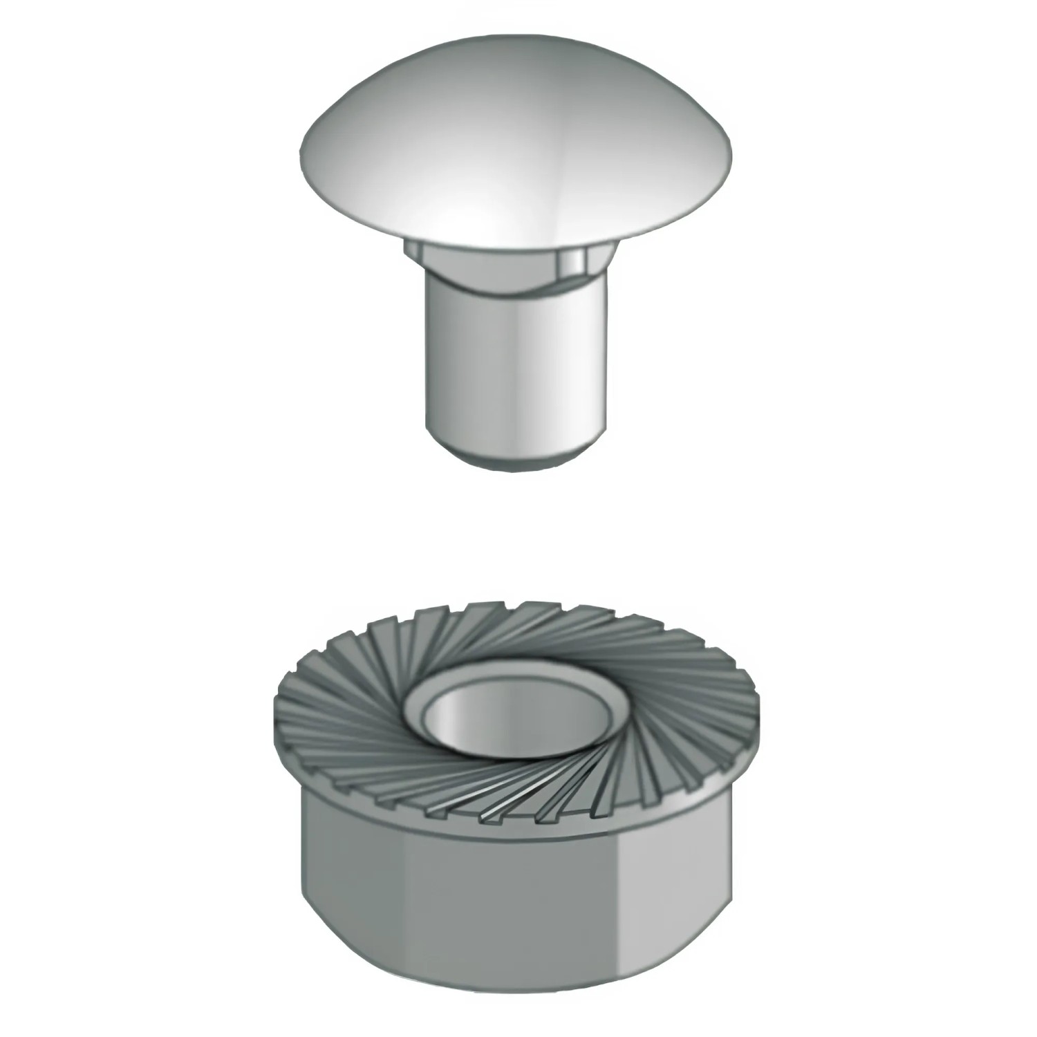 Licatec Schraubenset für Kabelbahn KBSM 6 Stahl DIN 6923 Ø 6 mm x 10 mm