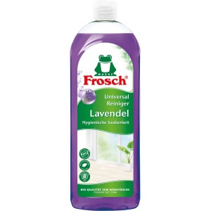 Lila Frosch Lavendel Universal Reiniger 750 ml Flasche. Reinigungsmittel für hygienische Sauberkeit auf Böden & Oberflächen.