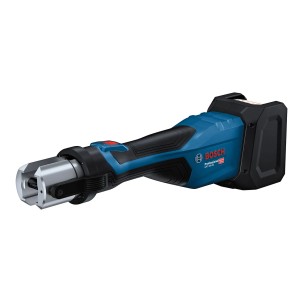 Bosch Professional Akku-Presswerkzeug GPT 18V-32, blau/schwarz, für Rohre bis 110 mm.