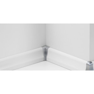 Parador Innenecken Typ 2 SL 4 in Alu-Optik für Sockelleisten.
