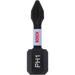Bosch Impact Control Bit PH1, 2er-Pack, robust und langlebig für Schlagschrauber.