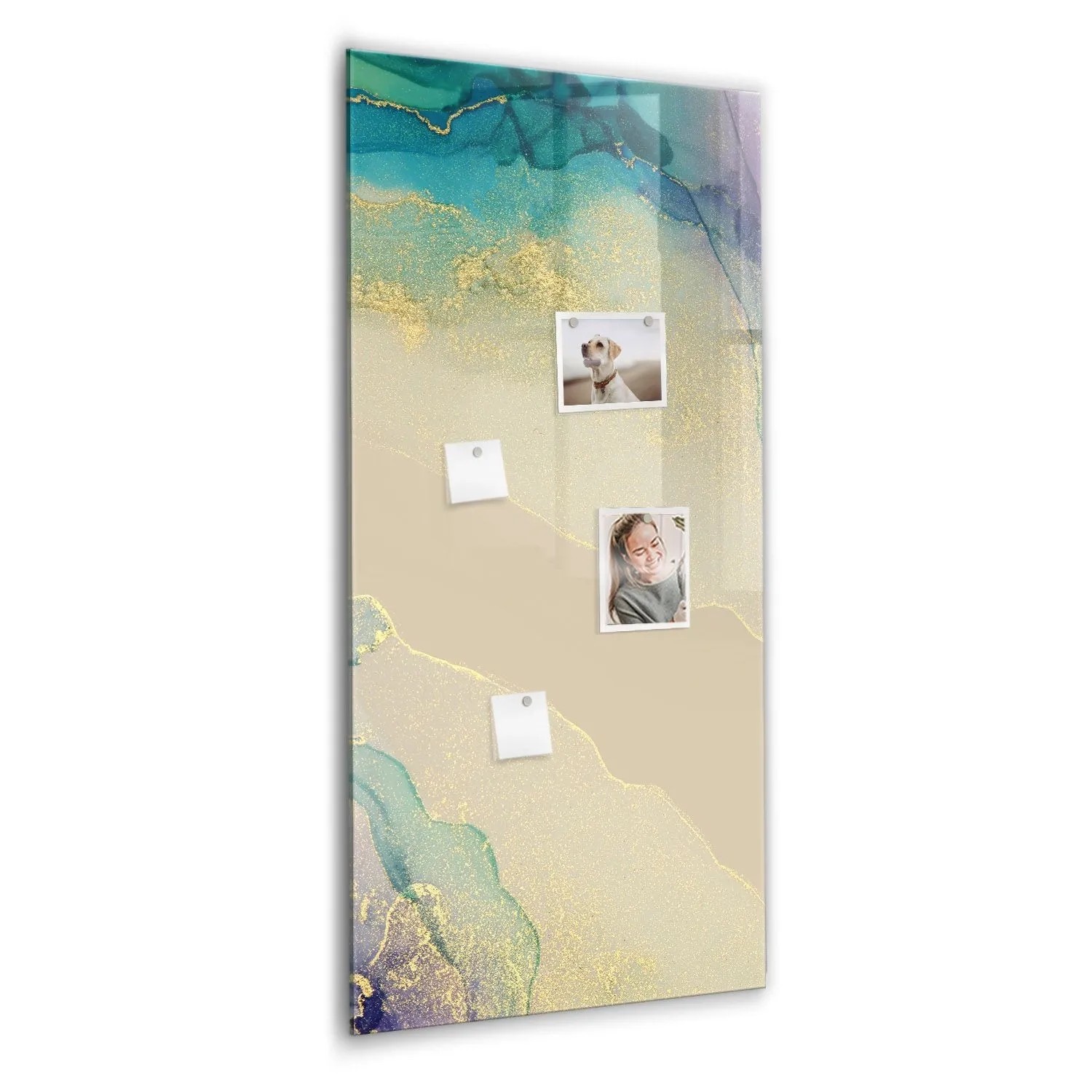 Tulup Glas Magnettafel Bunter Marmor 60x120 cm Magnettafel Zum Beschriften günstig online kaufen