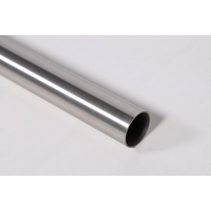 Edelstahl Handlauf V2A, 1500 mm lang, 40 mm Durchmesser, für Innen- und Außenbereich.