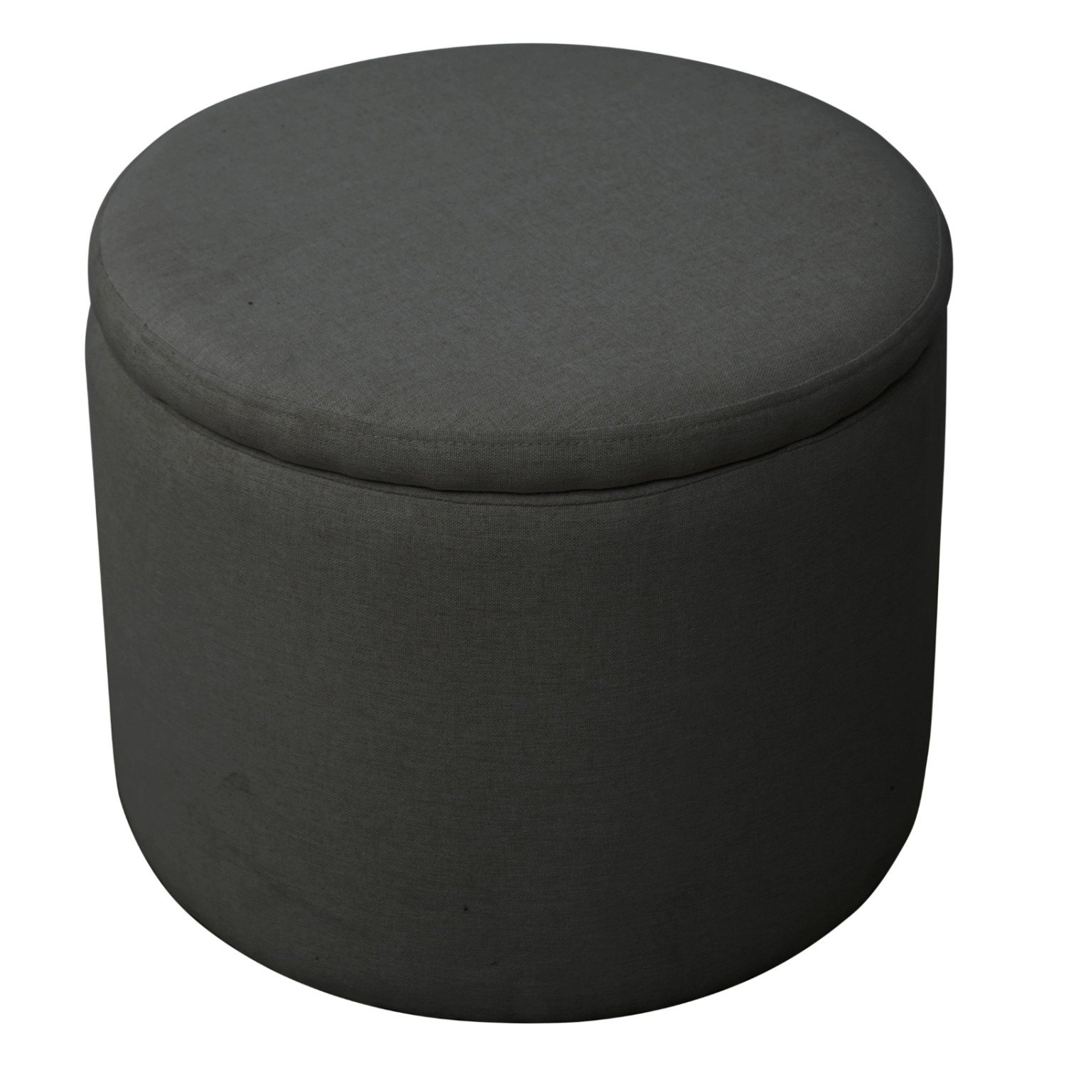 Svita Amber Aufbewahrungsbox Mit Deckel Hocker Mit Stauraum Sitzhocker Stoff Anthrazit