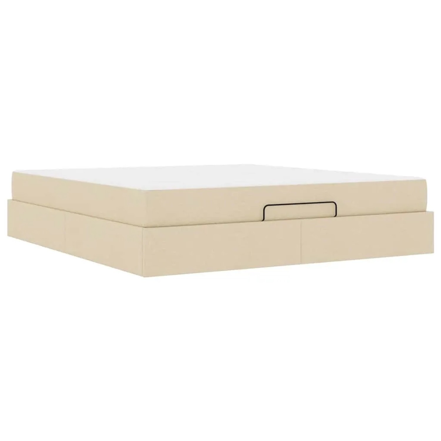 vidaXL Bettgestell mit Stauraum Creme 180 x 200 cm Stoff 3399513 günstig online kaufen