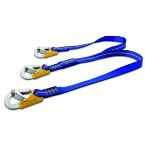 Seilflechter Y-Lifeline Atlantik, asymmetrisch, mit 3 Haken für Bootssicherheit.
