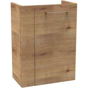 Fackelmann Waschbeckenunterschrank SBC Asteiche, 44 cm breit. Badmöbel mit Tür und Griff.