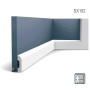ORAC DECOR SX182 Sockelleisten Set, 4 m, weiß, für Wand und Boden.