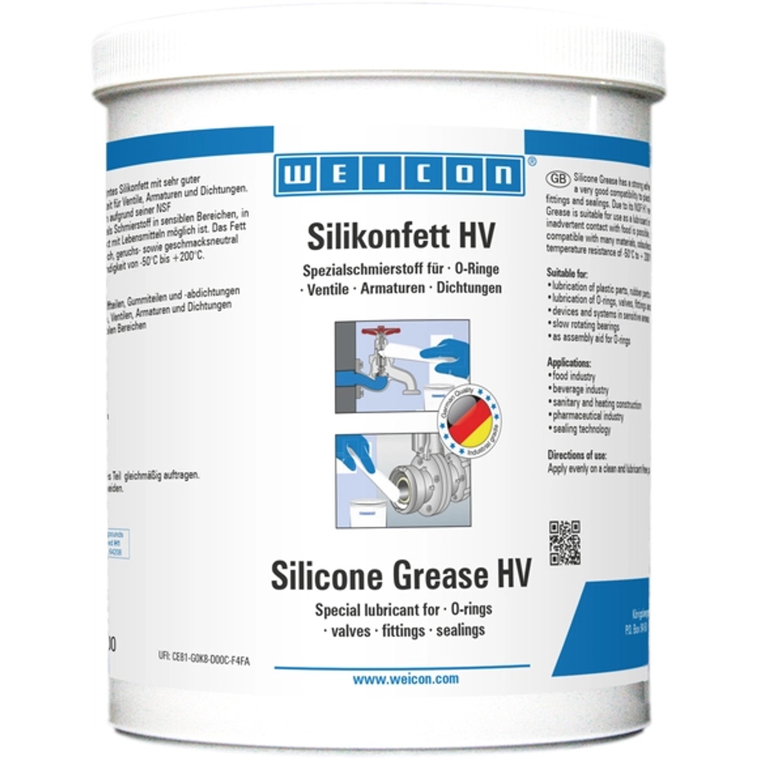 WEICON Silikonfett HV     1 kg