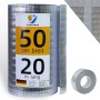 CCLIFE Isolierfolie, 50cm breit, 20m lang, alubeschichtete Thermofolie für Dämmung.