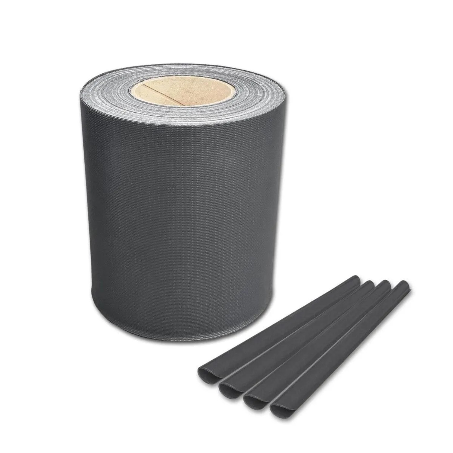 ALLEGRA 1 Rolle Sichtschutzstreifen 19 cm x 50 m RAL 7016 Grau