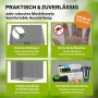 TTL GARDEN Moskitonetz DELUXE XL, schwarz, 300x300x250cm, feinmaschig, Insektenschutz für Betten und mehr.