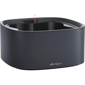 Lechuza Pila Color Pflanzgefäß in Schiefergrau, 35x35x17 cm, mit Bewässerungssystem.