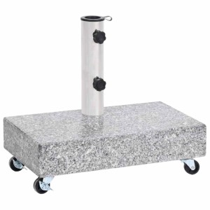 vidaXL Schirmständer Hellgrau 45x25x8,3 cm Granit 313666