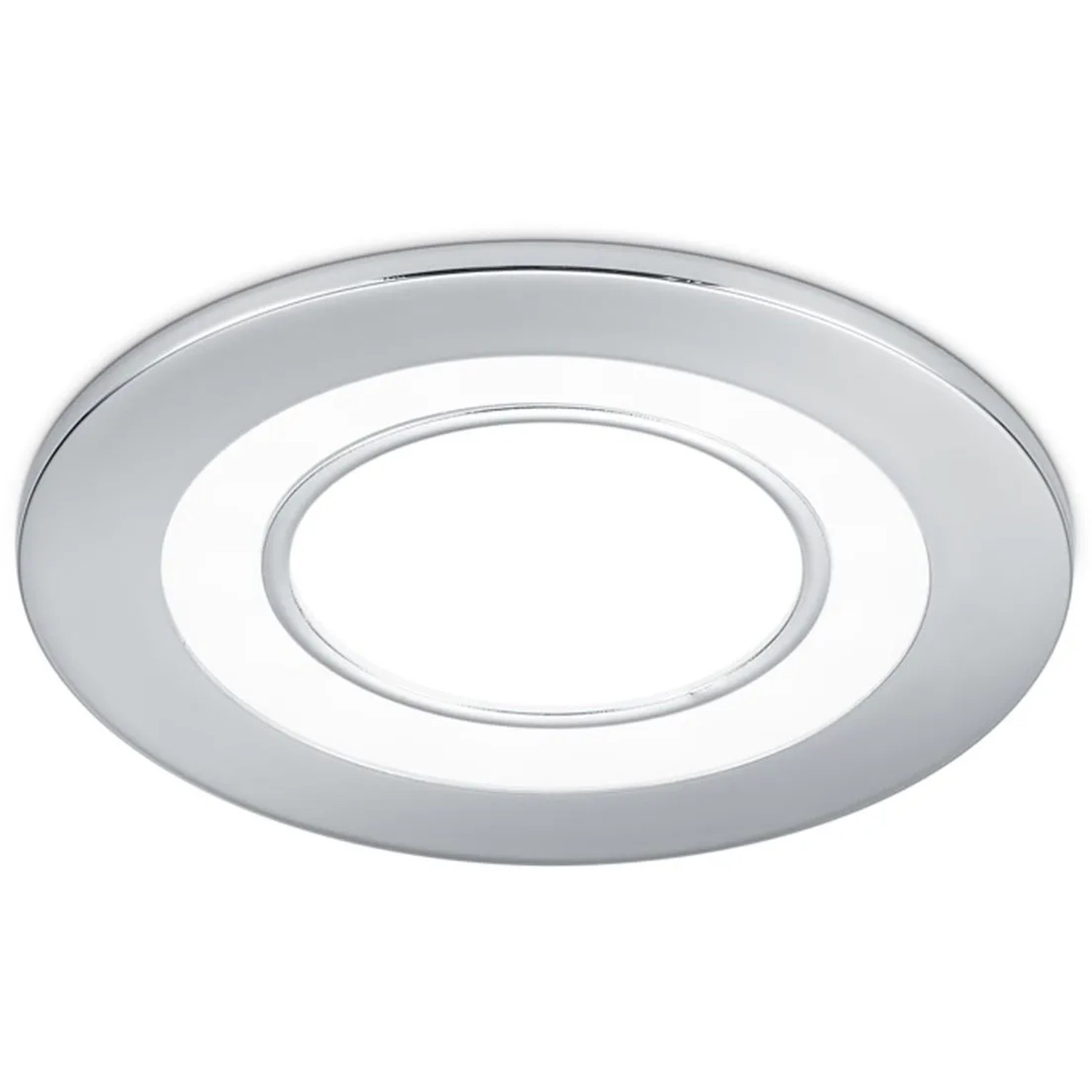 Trio LED Einbauspot Core, 5W, Chrom, für Deckenmontage. Moderner Einbaustrahler für Innenräume.