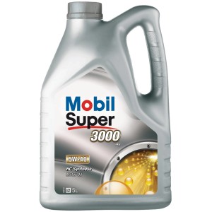 Mobil Super 3000 5W-40 Motoröl, 5 Liter Kanister für ausgezeichnete Motorsauberkeit.