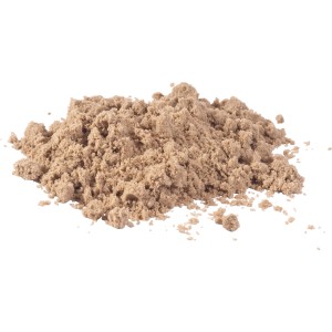 Brauner Mauersand (0-2 mm) zum Anmischen von Mörtel, Schüttgut.