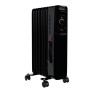 Schwarzer TroniTechnik Ölradiator TT OR 207 mit 7 Rippen und drei Heizstufen (1500 Watt).