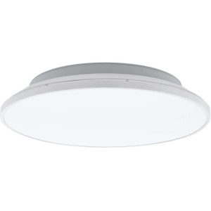 Weiße LED-Deckenleuchte Eglo Crespillo, Ø 38 cm, neutralweißes Licht für Wohn- und Essbereich.