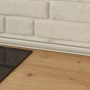 Detailansicht: Respekta Küchenzeile Marleen mit Artisan-Eiche Arbeitsplatte und Glaskeramikkochfeld.