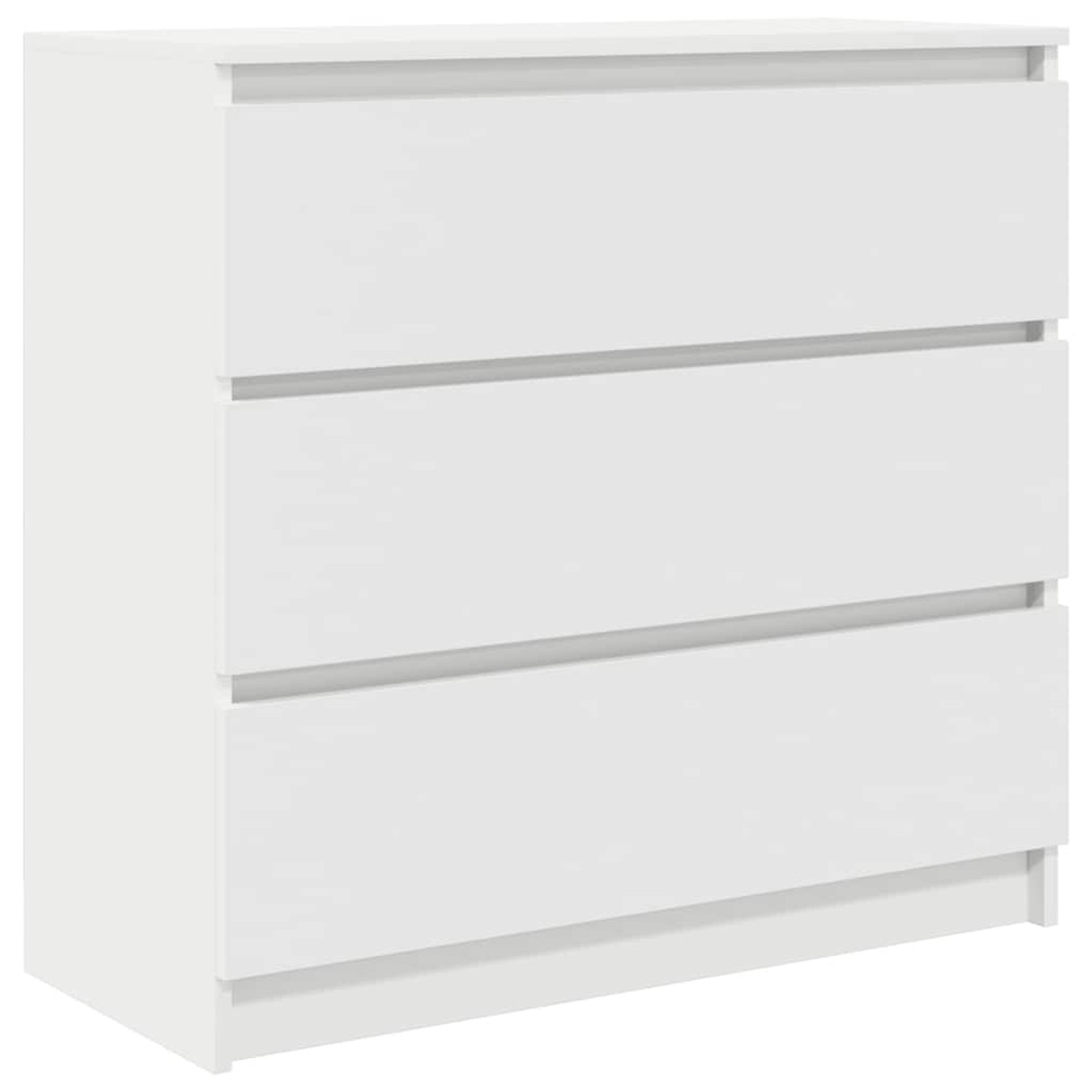 vidaXL Sideboard Weiß 80x35x76 cm Holzwerkstoff 861733 günstig online kaufen