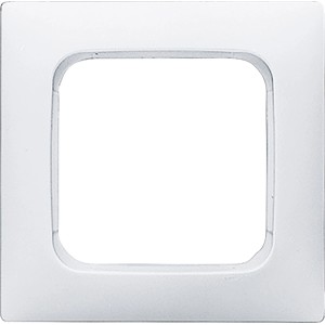 Busch-Jaeger Abdeckrahmen 1-fach Reflex SI Alpinweiß, Detailansicht.