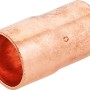 Kupfer Löt-Absatznippel, Ø 15 mm x Ø 12 mm, für die feste Verbindung von Kupferrohren.