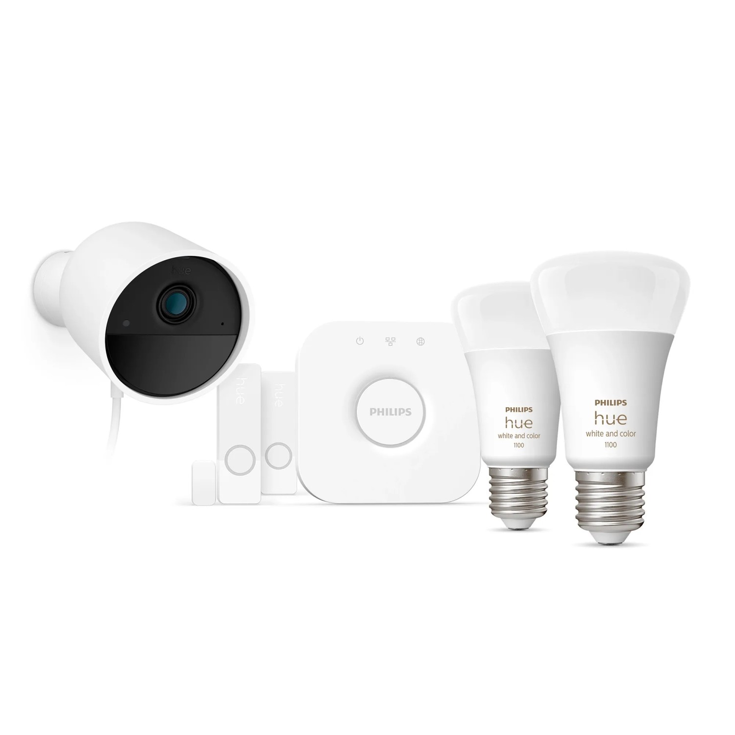 Philips Hue Kamera-Set Secure Weiß