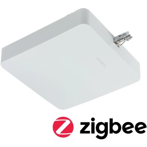 Paulmann Urail Mitteleinspeisung in Weiß mit Zigbee für Schienensysteme.