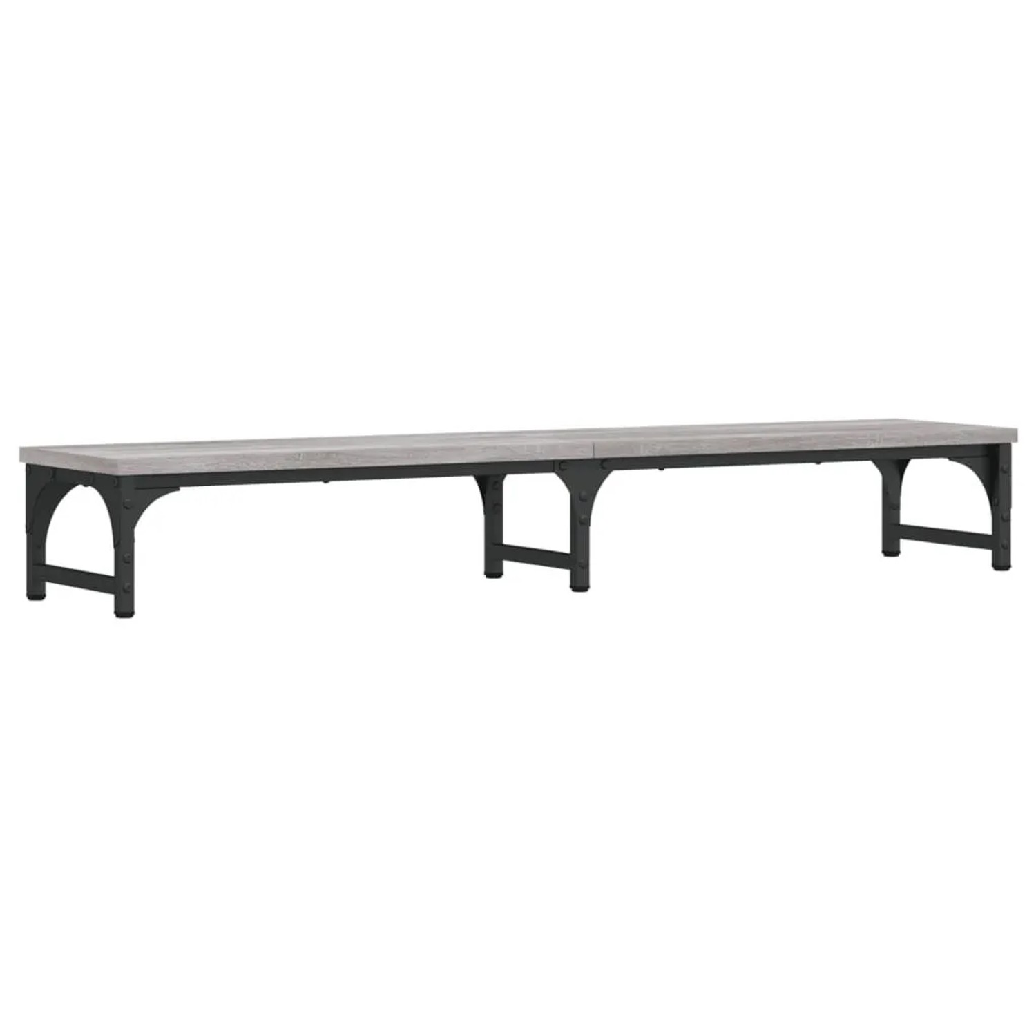 vidaXL Monitorständer Grau Sonoma 105x23x15,5 cm Holzwerkstoff 834013