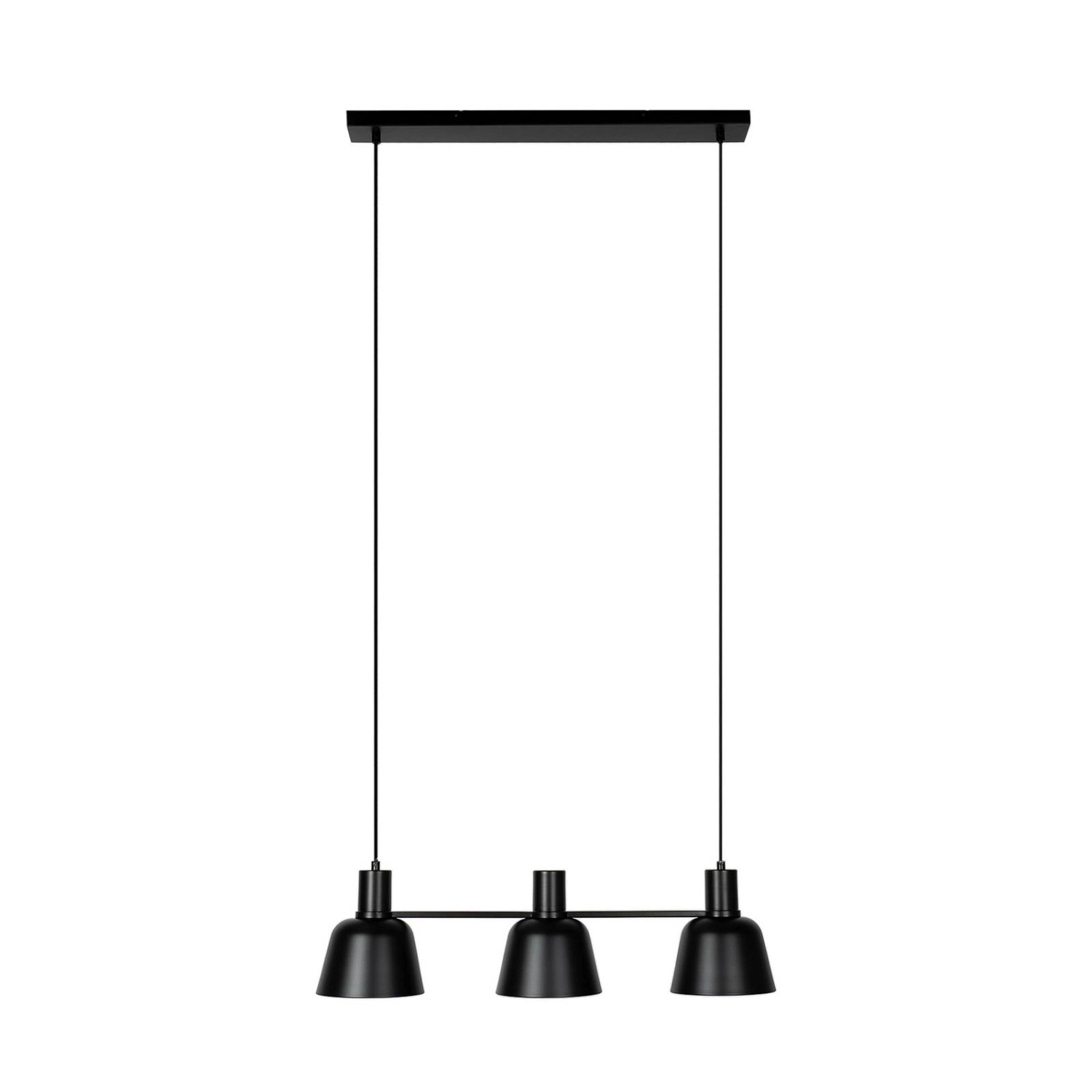 Lucande Pendelleuchte Servan 9639673 Design Modern in Schwarz aus Metall 3- günstig online kaufen