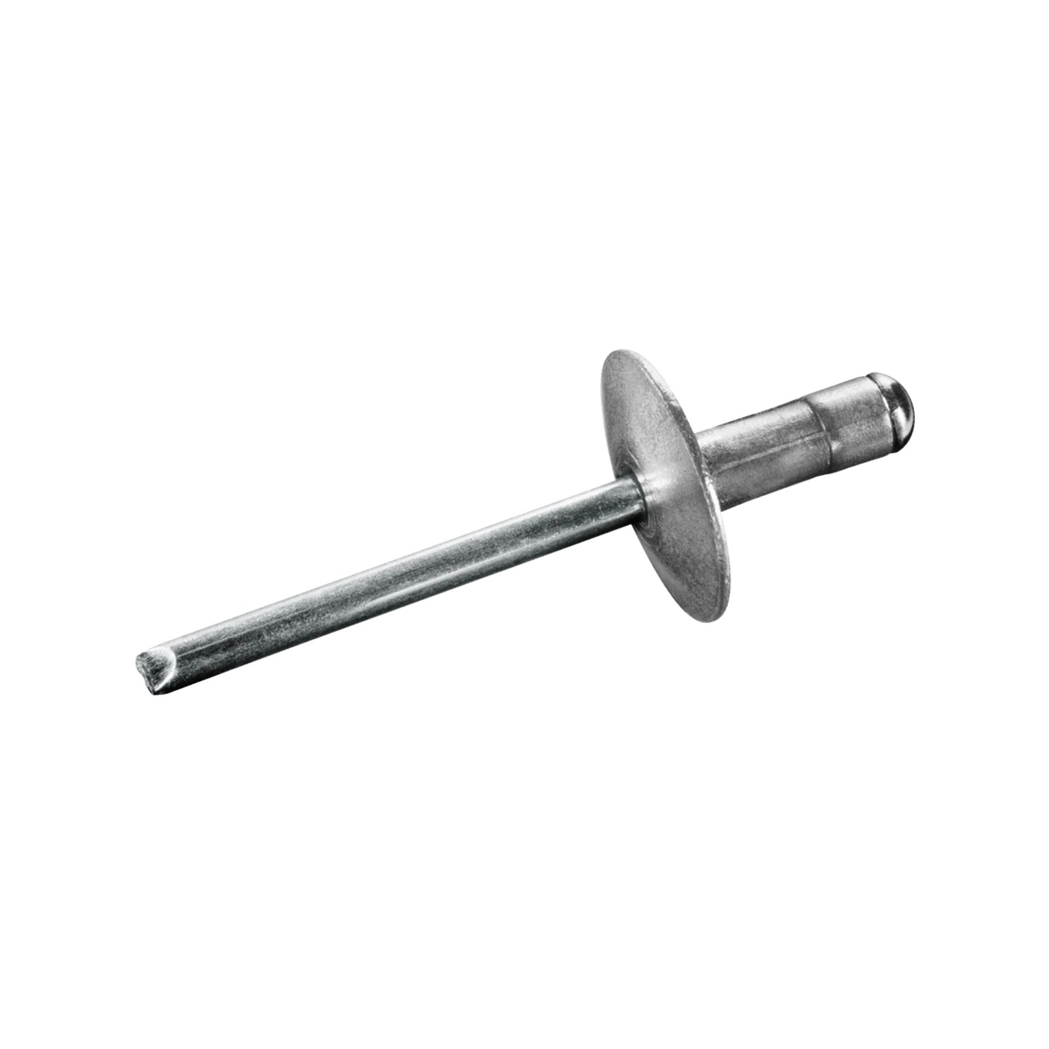 GOEBEL Mehrbereichsblindniete, 4,8x10,3 mm, Aluminium/Edelstahl A2, Großkopfniete für Zangen.