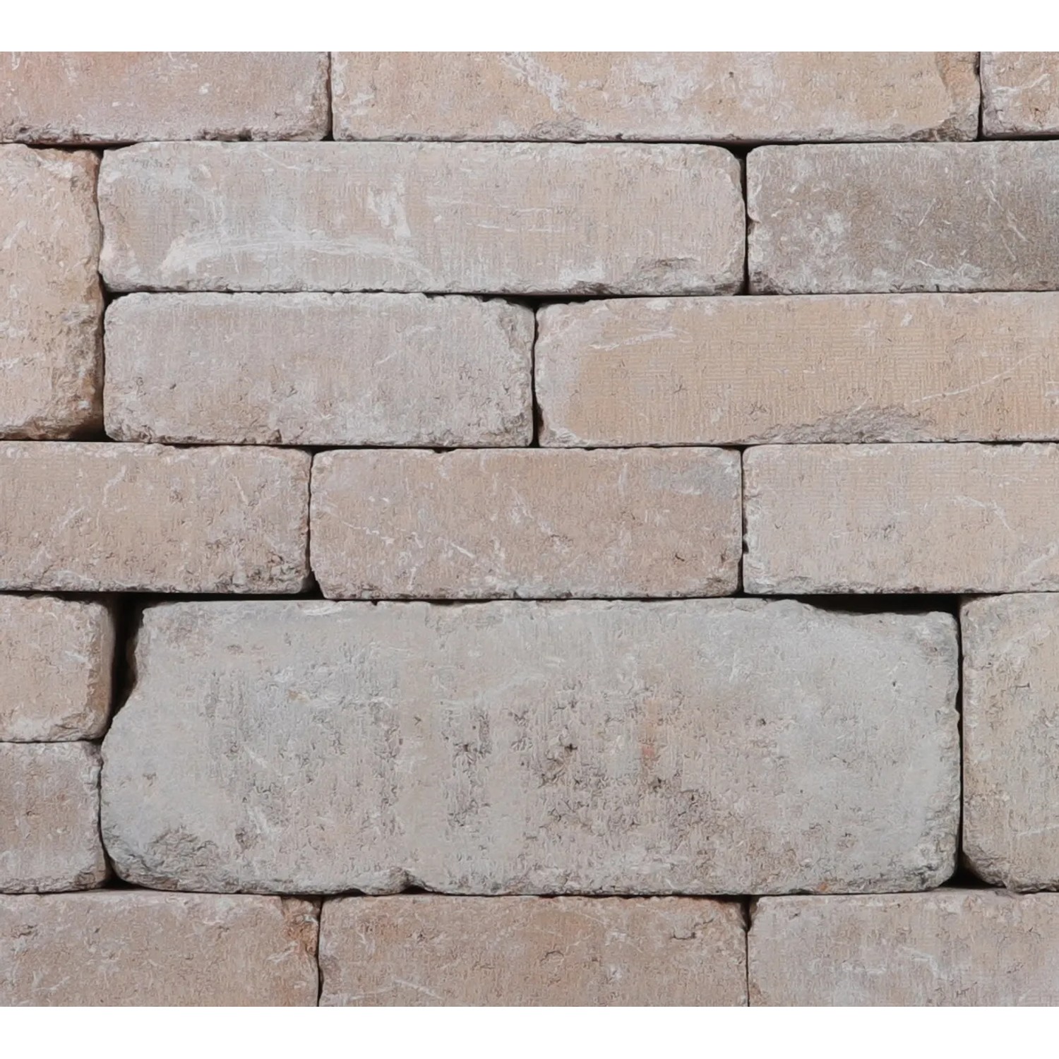 EHL Mauerstein Verona Antik, 20x20x7 cm, Sandstein-Nuanciert, für rustikale Mauern.
